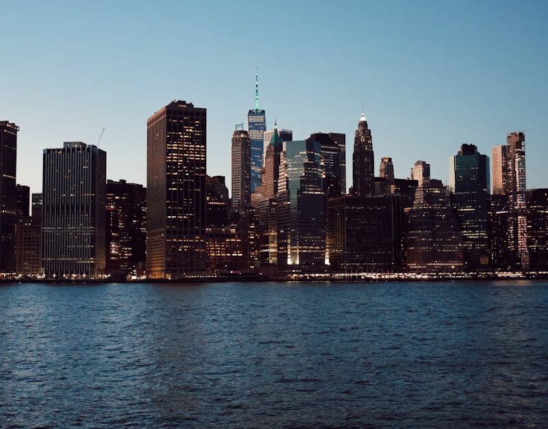 City Architecture - Captivating view of the New York City skyline wi #20847299