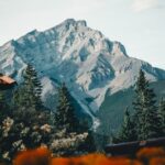 Mountain Landscapes - Stunning view of a Rocky Mountain peak in Banff #28366344