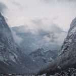 Mountain Landscapes - Tranquil winter landscape featuring a snowy alpi #35060935