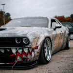 Luxury Cars - A custom sports car with a fierce shark-themed p #36086298